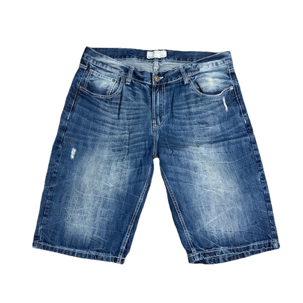 Ecko Unltd. Men's Blue Jean Faded Jorts Skater Size 37